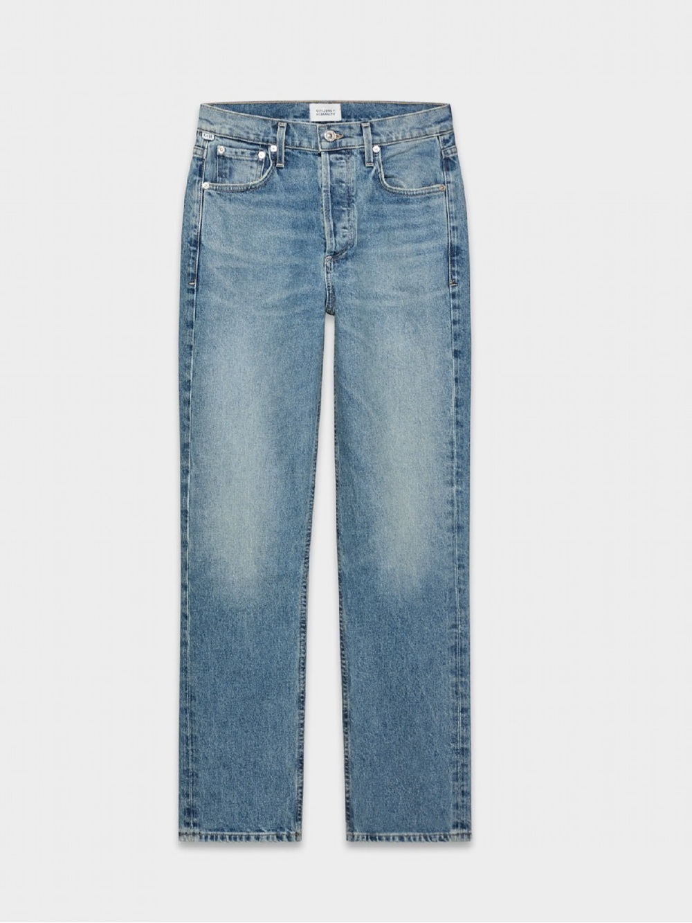 NWOT Citizens of Humanity Blaine high waist straight leg jeans 25